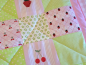 Preview: Endlosmuster Füllmuster Quiltmuster Mix 4 Früchte - redwork Stickdatei